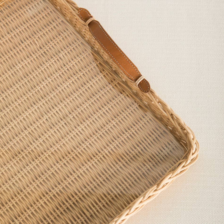 Mahe Homeware - Wholesale Decorative Tray - Rattan Rectangular Tray Marsella4