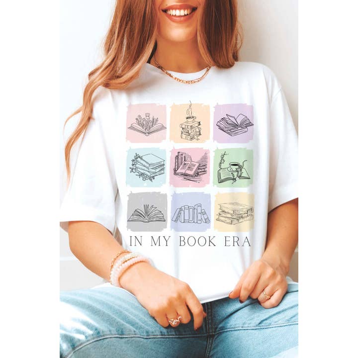 BLUME & CO. - Wholesale Screen Printed T-Shirt - Women's - IN MY BOOK ERA Graphic Tee3