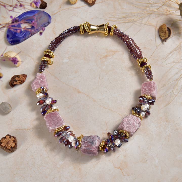 IST Jewelry - Wholesale Beaded/Pearl Necklace - Gemstones & Crystal Short Necklaces3