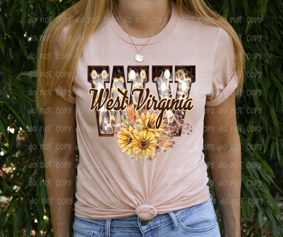 Sassy and Sublime - Wholesale Sublimation Transfer - WV Sunflowers TRANSFER3