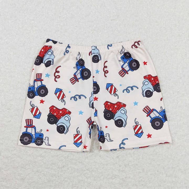 Baby Boys 4th Of July Cars Bottoms Shorts for wholesale by Aier Wholesale