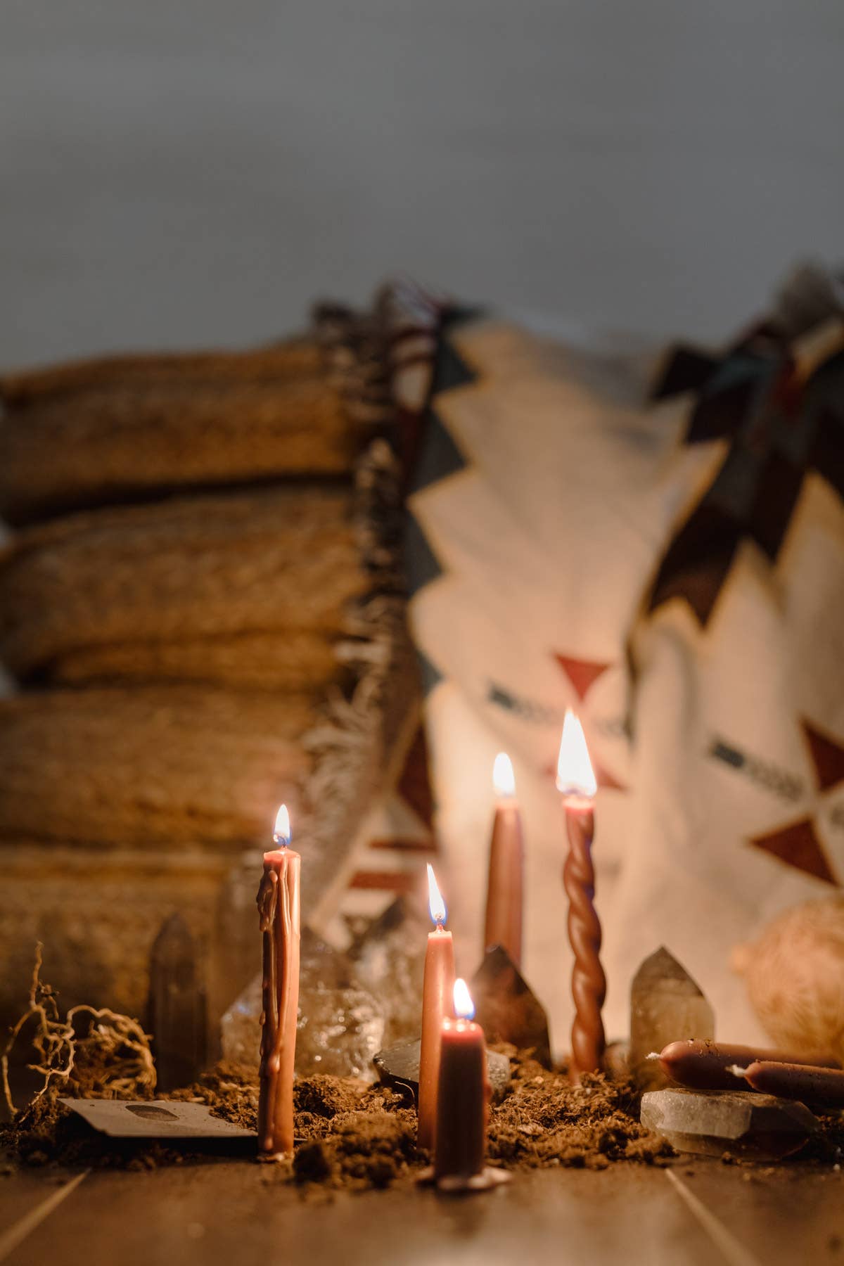 Antevasin´s Store - Wholesale Votive Candle - SANDALWOOD brown ritual candle (meditation) 15gr x 13cm4