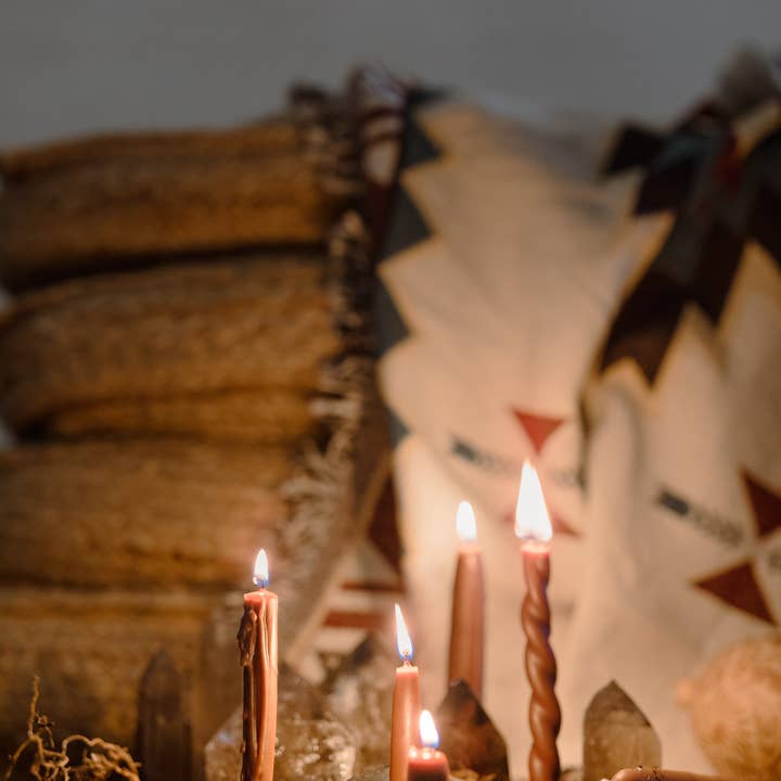 Antevasin´s Store - Wholesale Votive Candle - SANDALWOOD brown ritual candle (meditation) 15gr x 13cm4