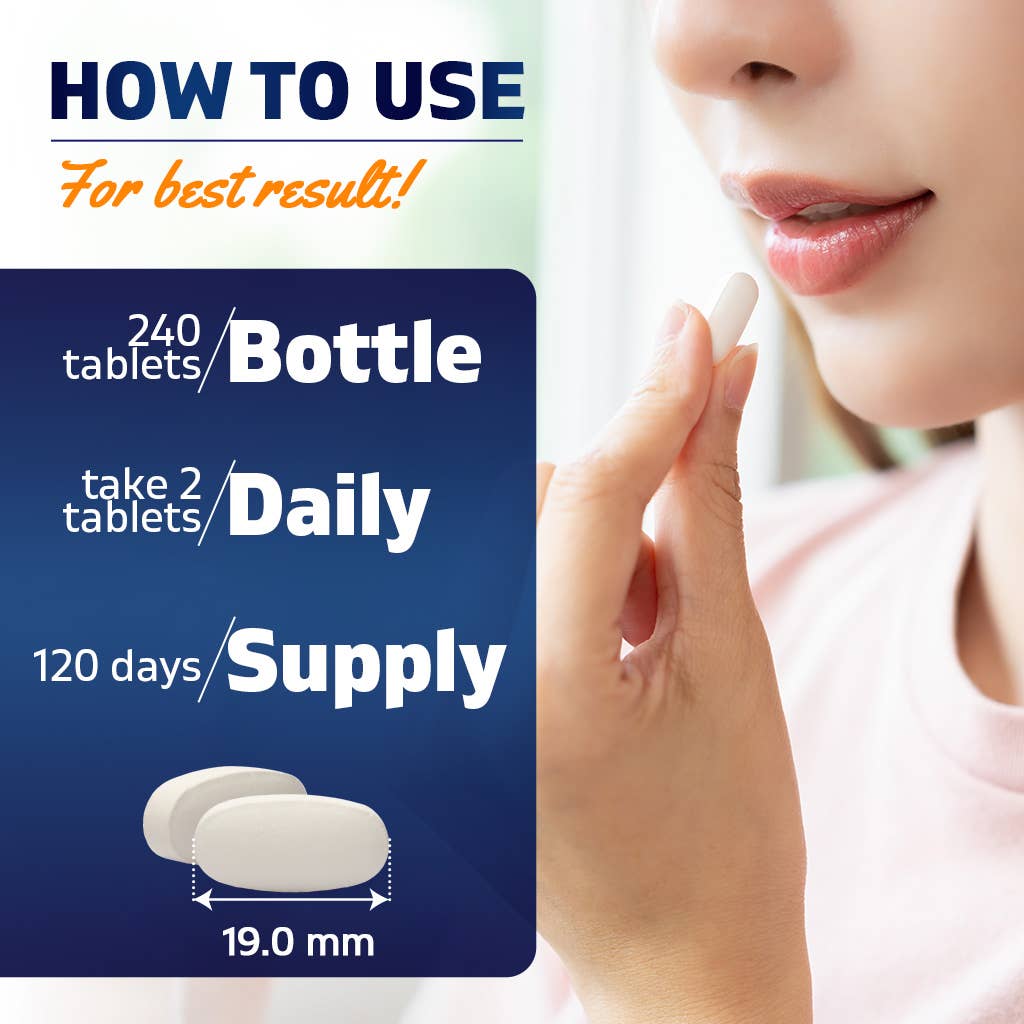 Vitamatic - Wholesale Oral Supplement/Vitamin - Vitamatic Magnesium as Glycinate Lysinate – 240 Tablets2