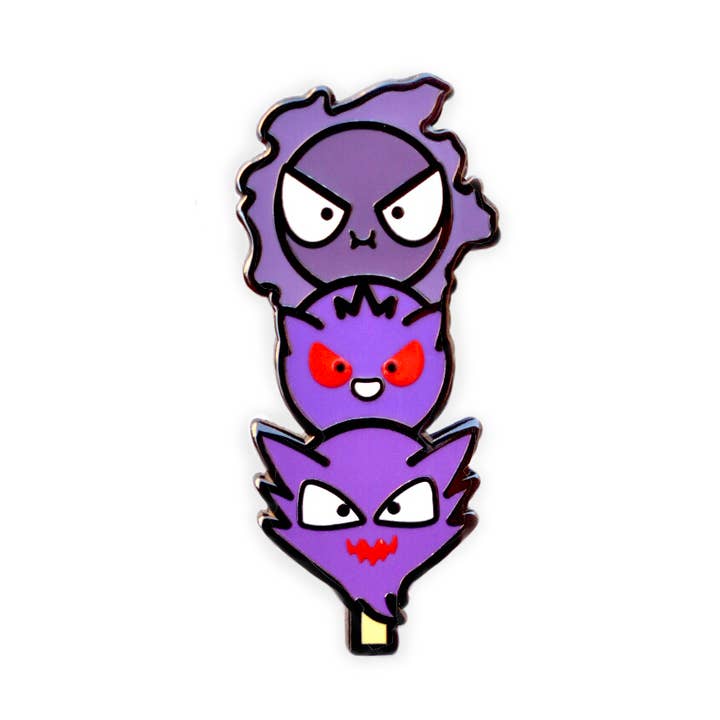 Ghost Dango Pin - Hemskt, Gengar Och Spöke för wholesale av Tomato Tomago