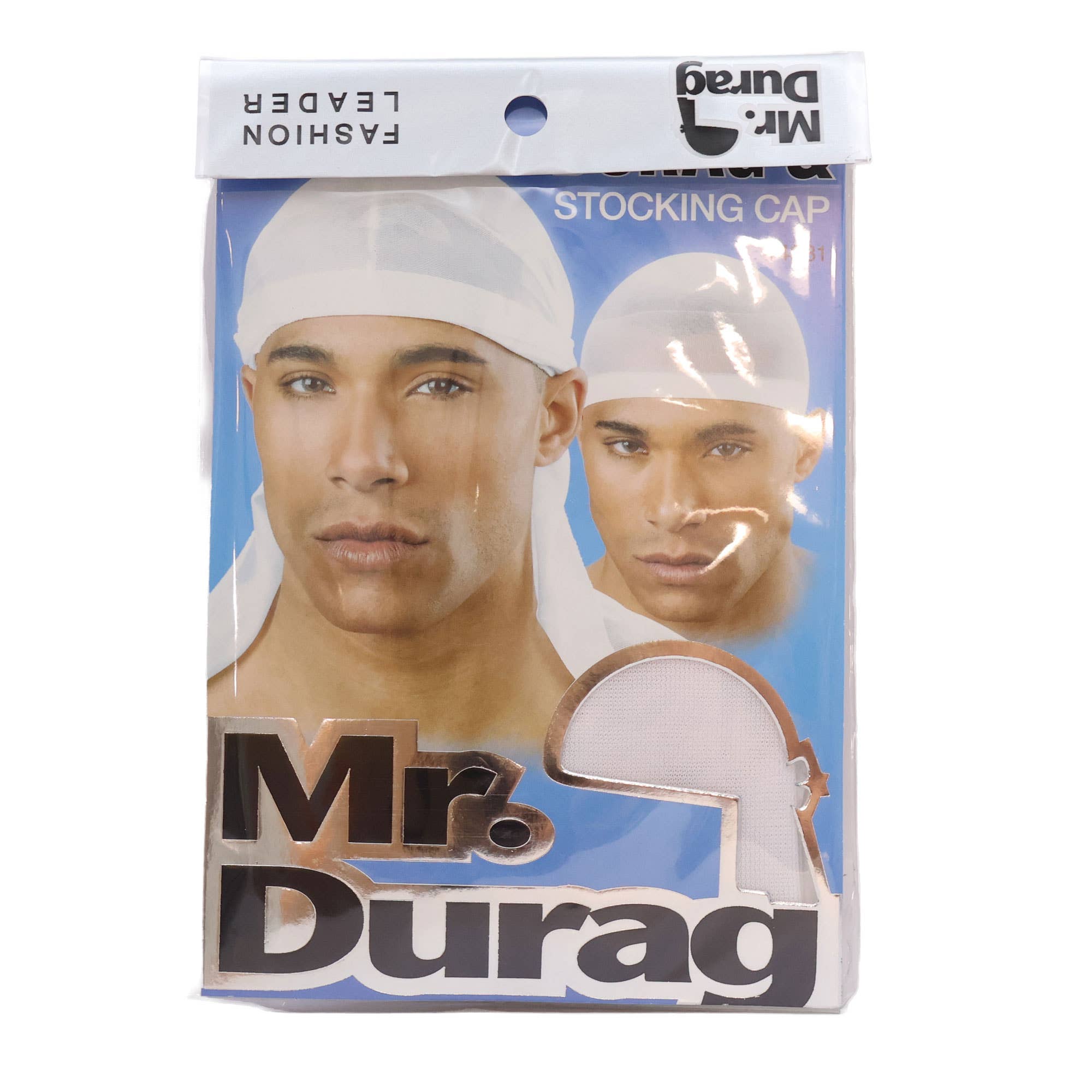 KT Supply - Wholesale Durag/Wave Cap - Unisex - Annie Mr Durag Solid DuragStocking Cap White0