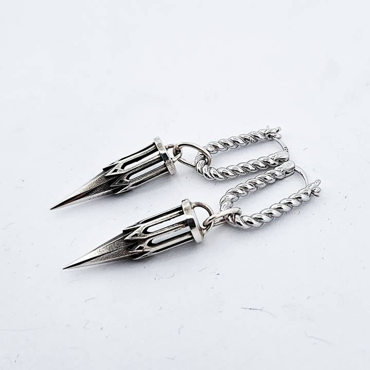 Inchoo bijoux inc - Wholesale Dangle Earrings - Tiny Church Tower Dangling Earrings1