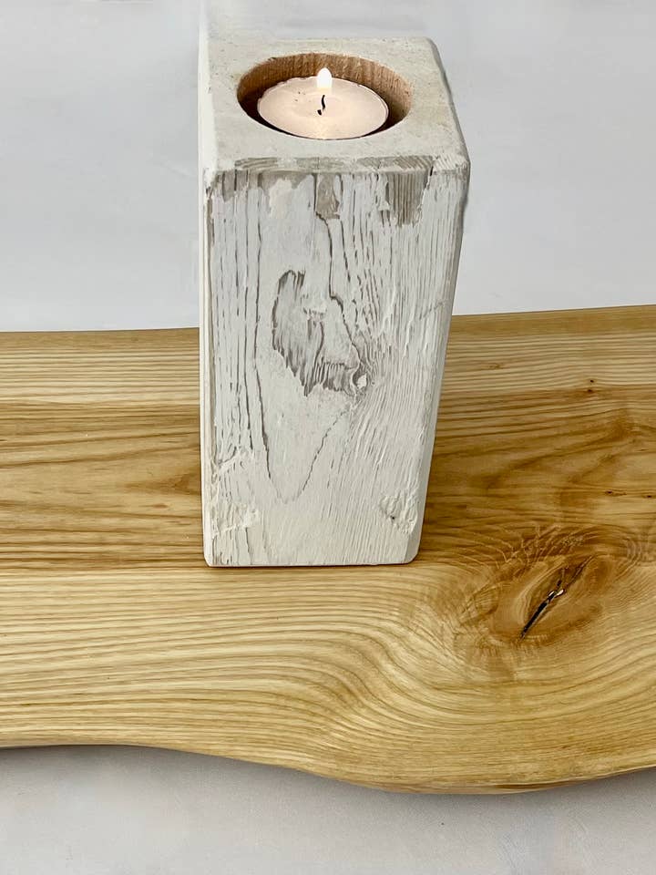 Farmhouse Decor Single Candle Holder for wholesale by Oak & Post Furniture