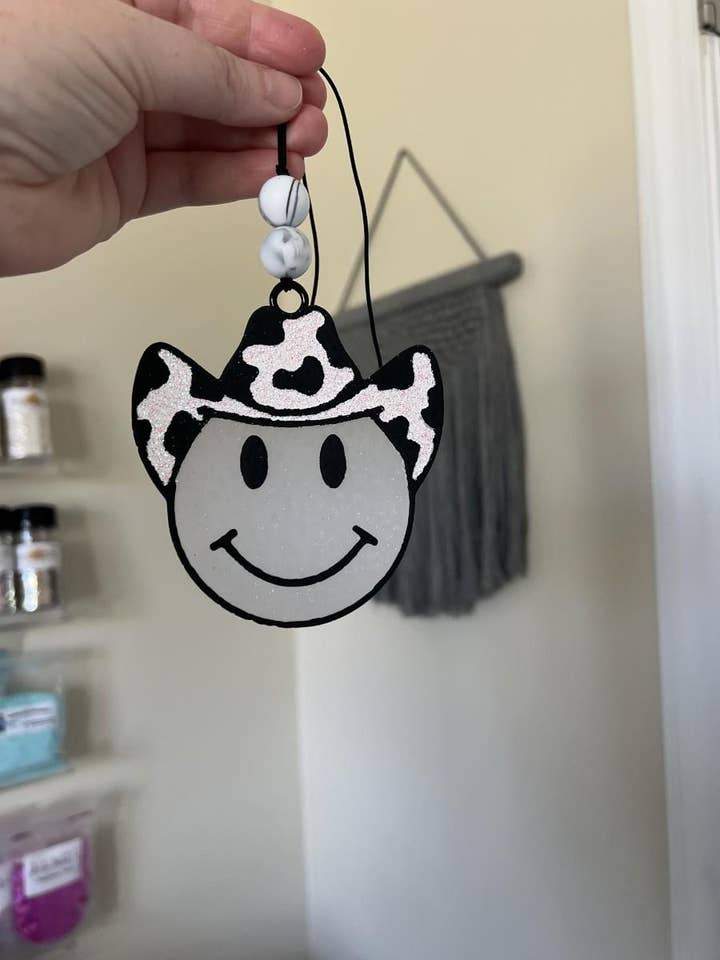 Cowboy car freshie for wholesale by C&D Darling Design