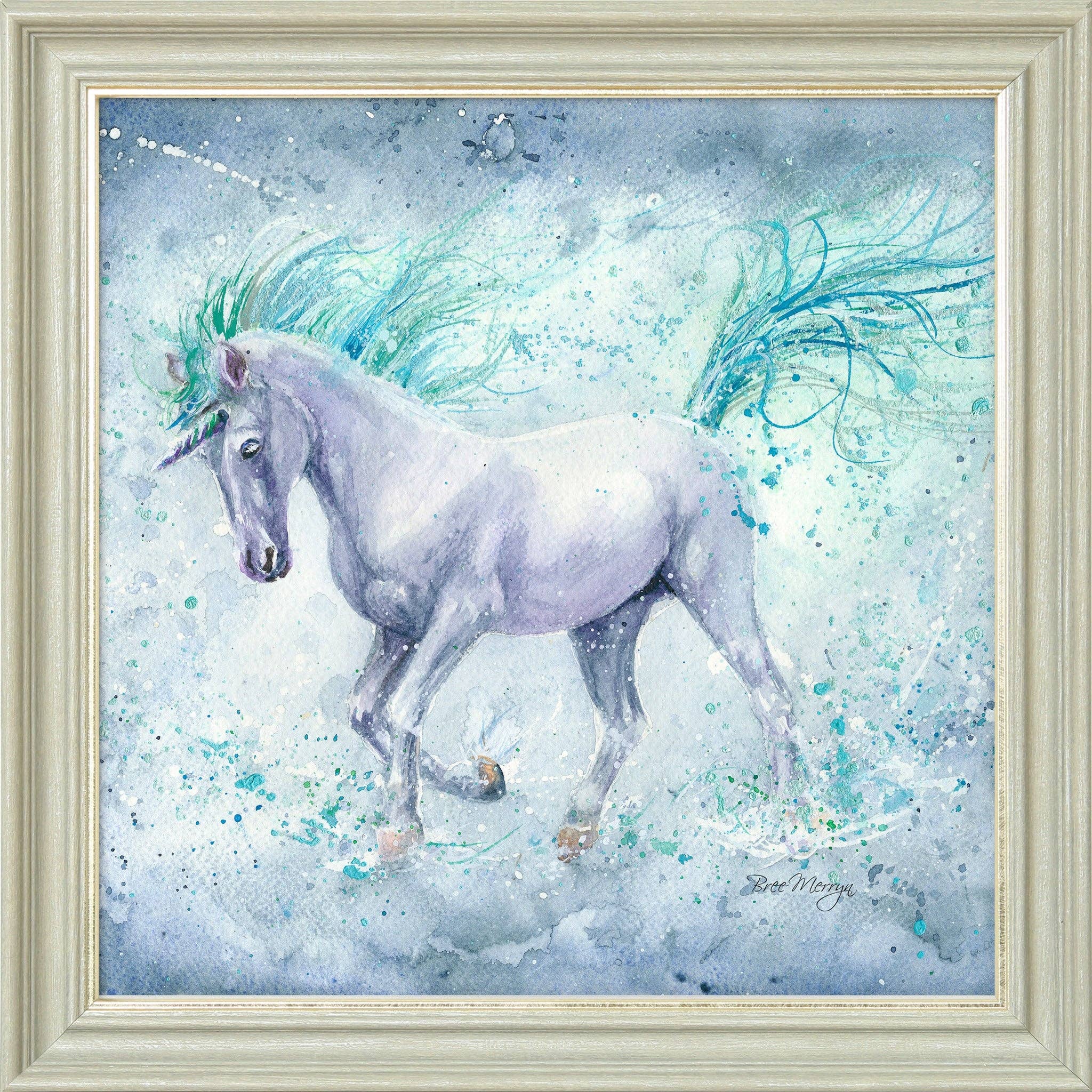 Bree Merryn Art Ltd - Wholesale Kunstprint - Silvermist vierkante ingelijste afdruk (13" of 19")13