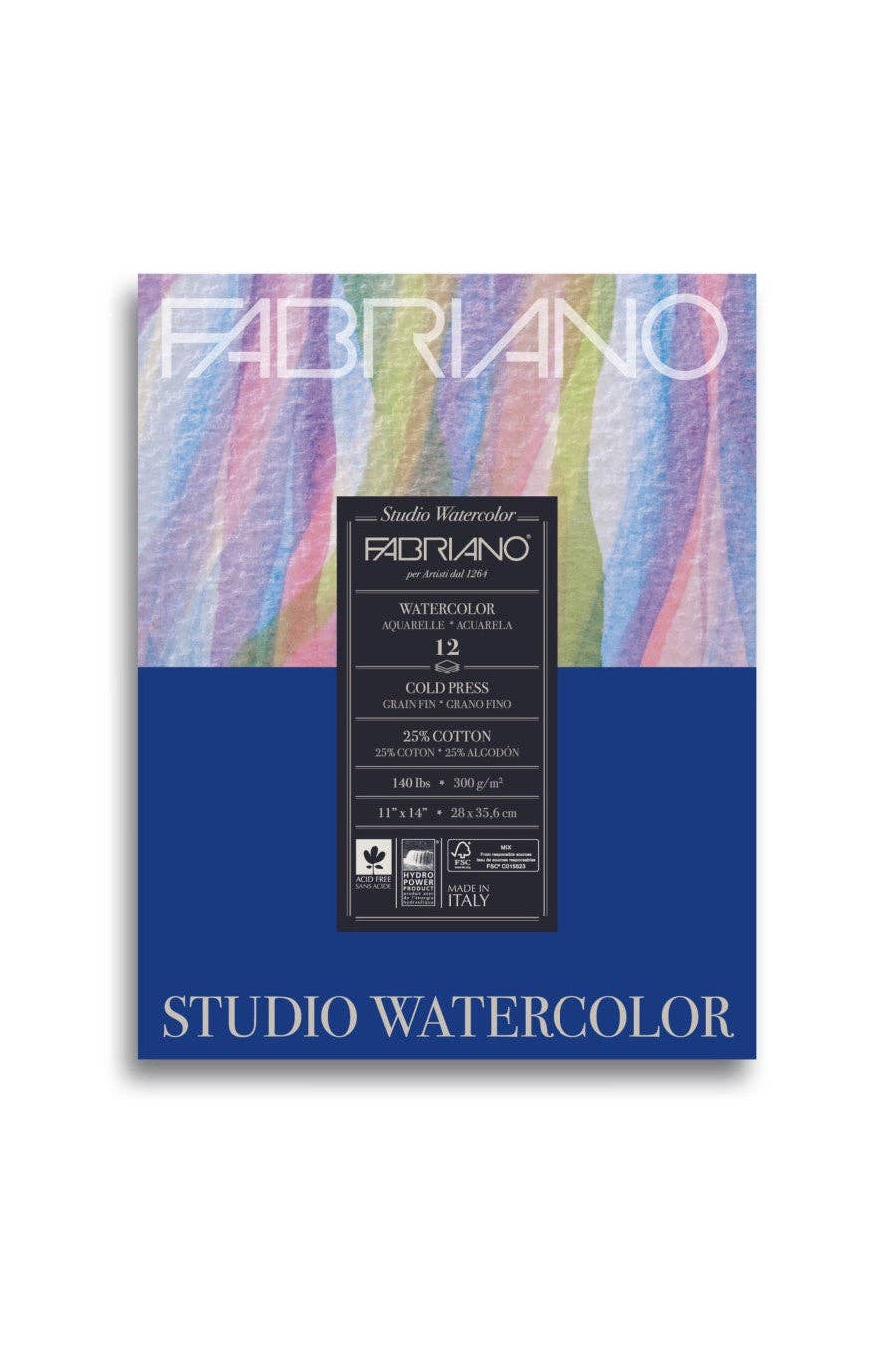 Chartpak, Inc. - Wholesale Sketchbook/Sketchpad - Fabriano Studio Watercolor Pad20