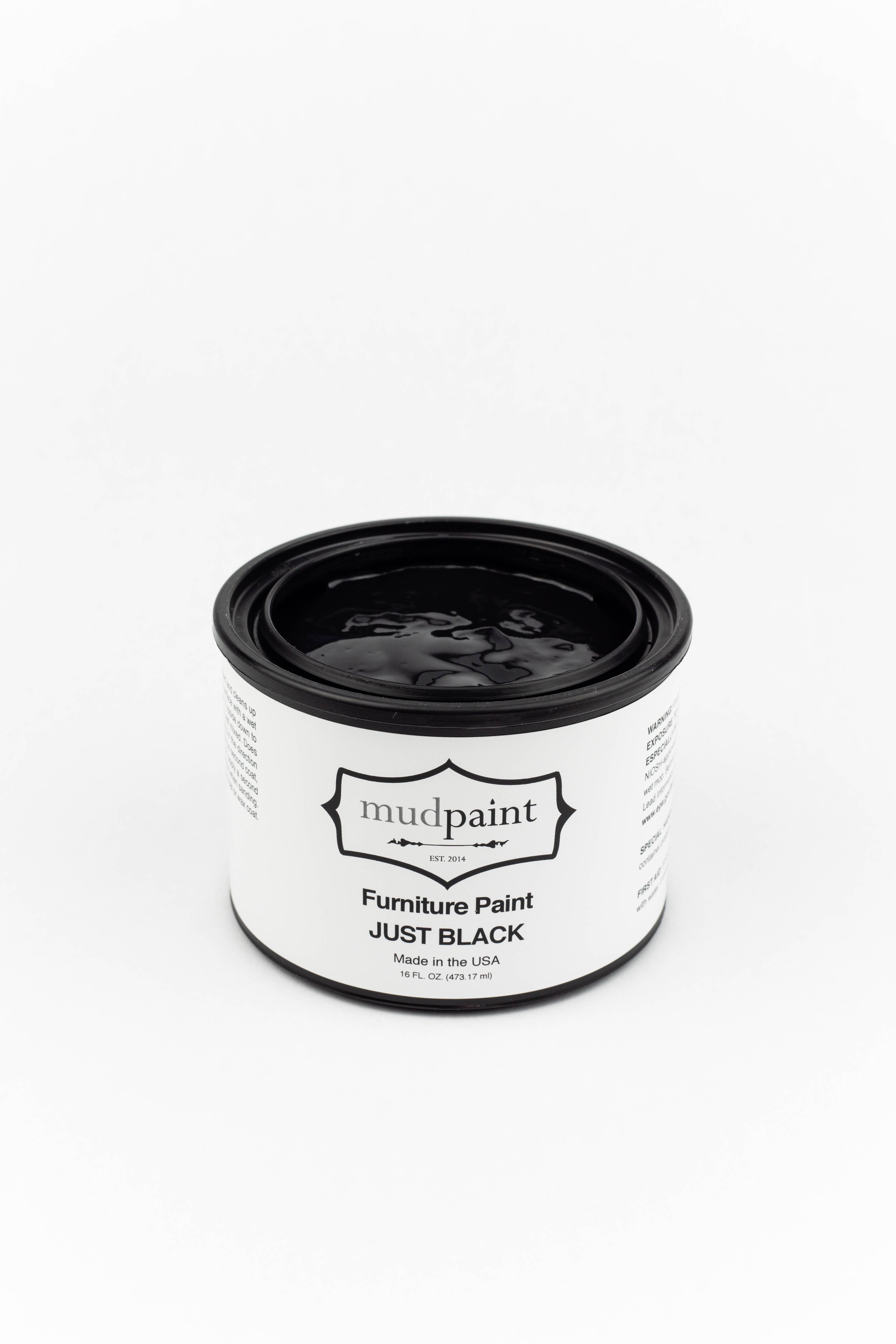 MudPaint – wholesale Paint set – Just Black - MudPaint Clay Furniture Paint4