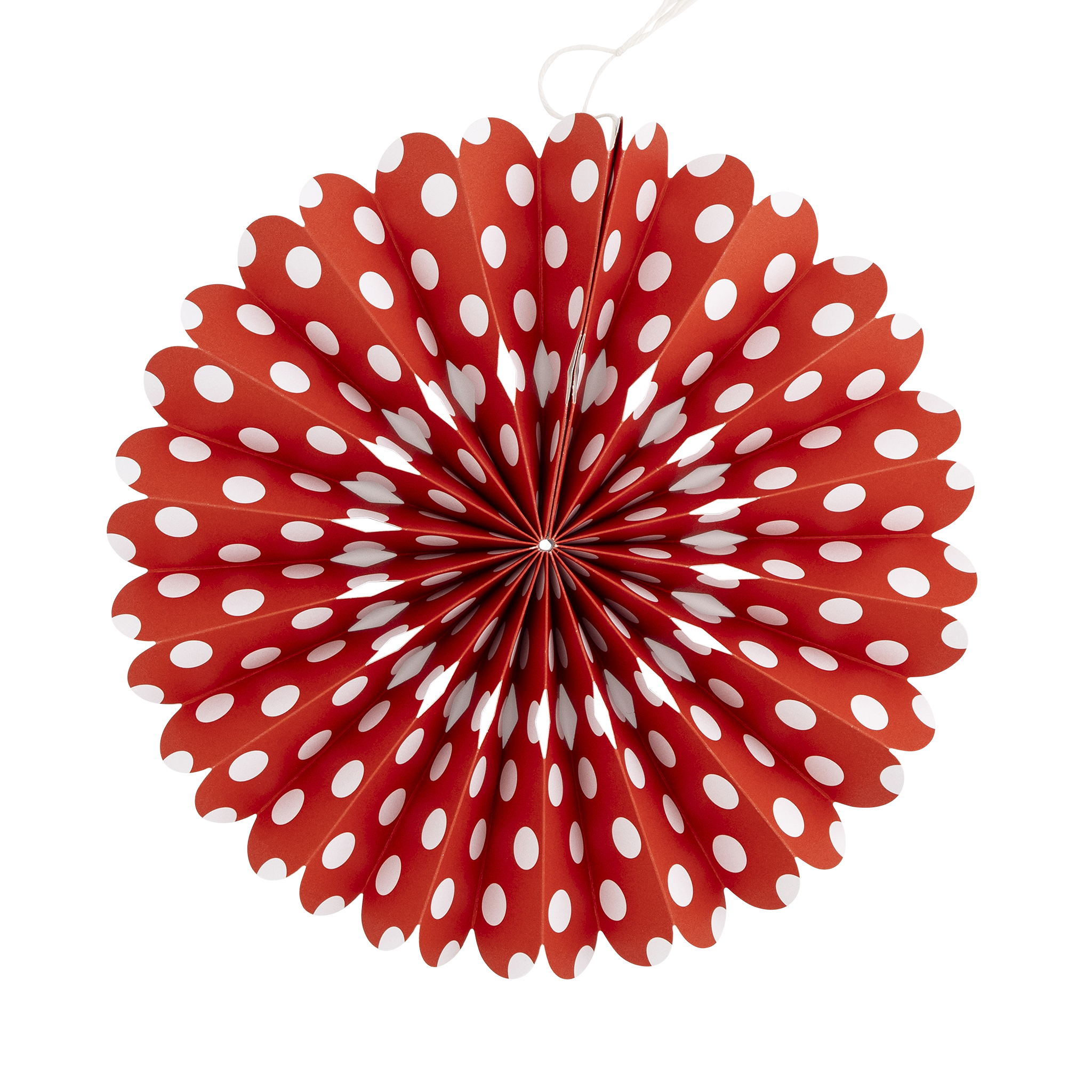 My Mind’s Eye – Ventoinhas de papel por atacado – Conjunto de Ventiladores Básico de Festa Vermelho e Branco5