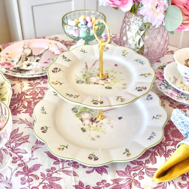 Zomerse gelaagde etagère schaal voor wholesale door All Little Cute Things