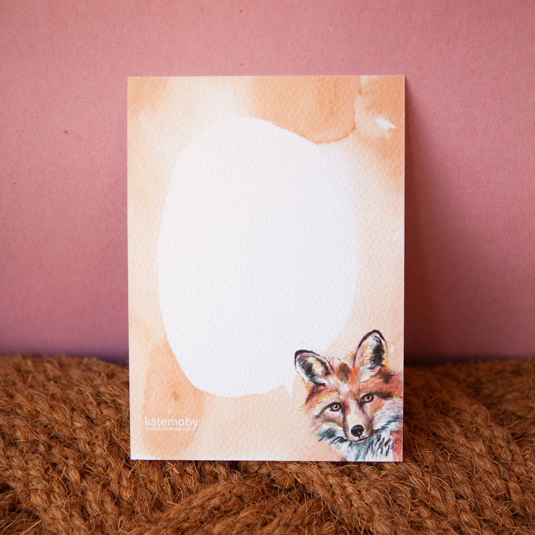 Kate Moby - Wholesale Postcard - Inky Fox Luxury Textured Postcards8