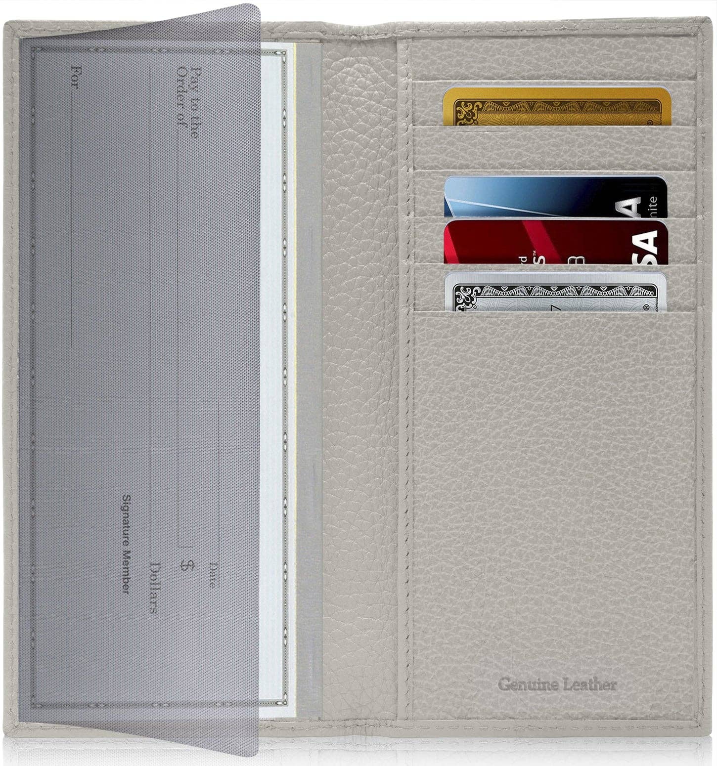Access Denied Accessories - Wholesale Wallet - Unisex - Genuine Leather Checkbook Cover For Women &Men RFID Blocking78