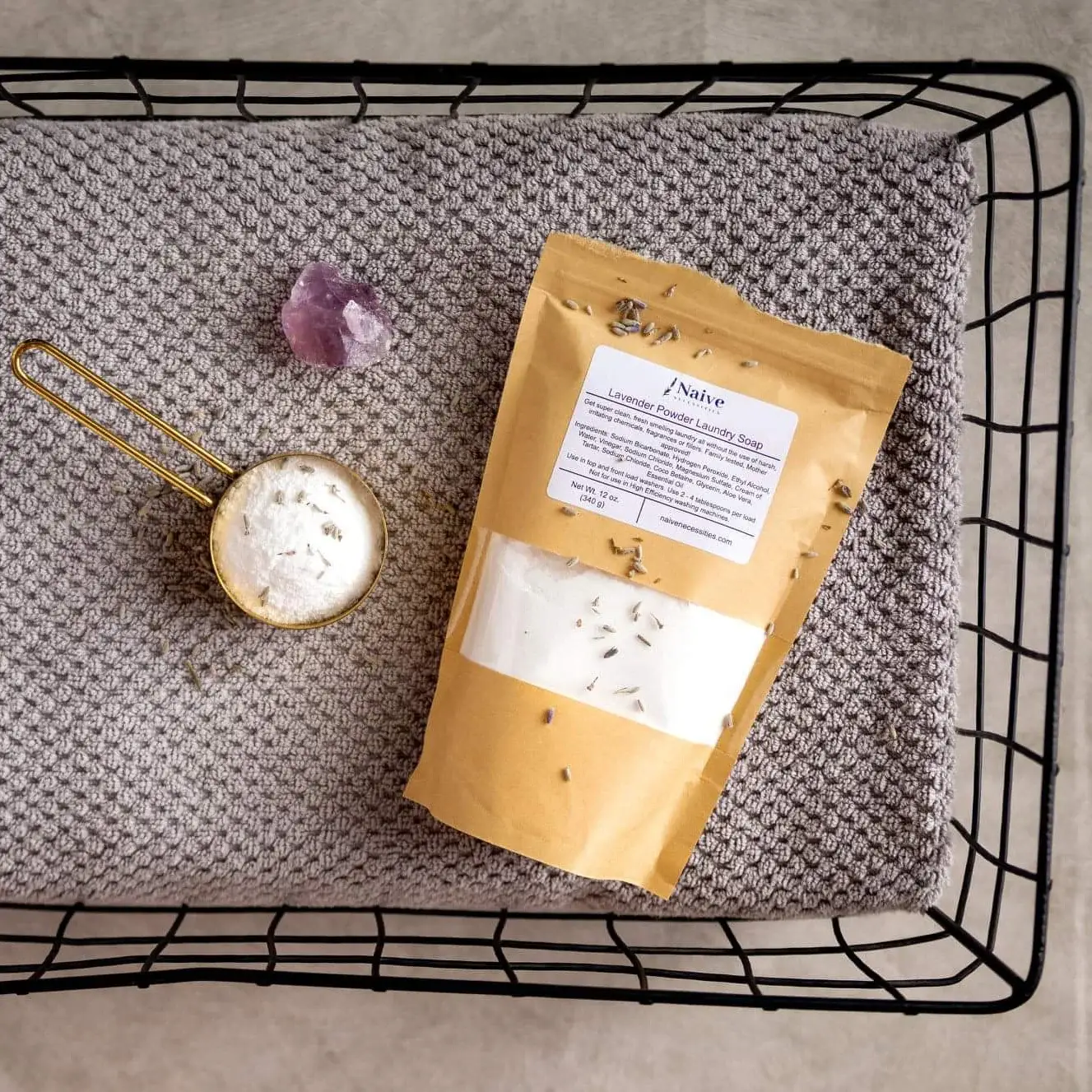 Naive Necessities - Vente Lessives en poudre/dosettes - Savon en poudre pour le linge, détergent à lessive non toxique1