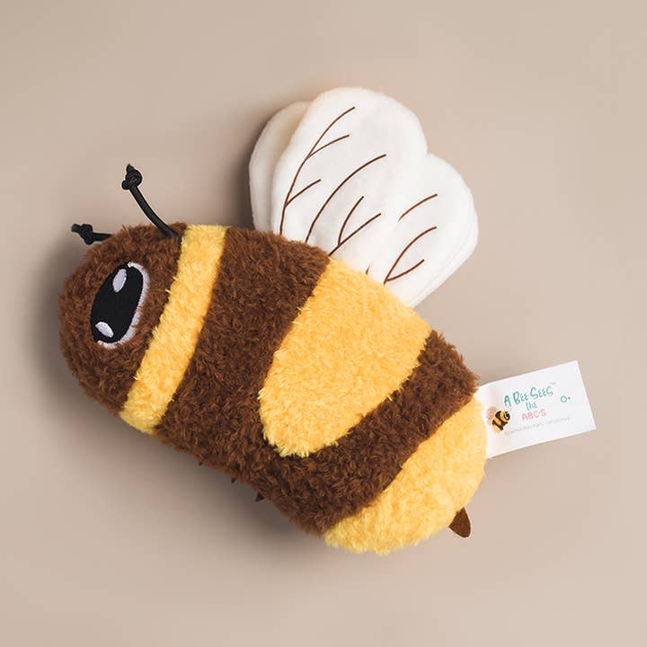 Bee Stuffed Animal | Organic | for wholesale by Rebecca Jimenez