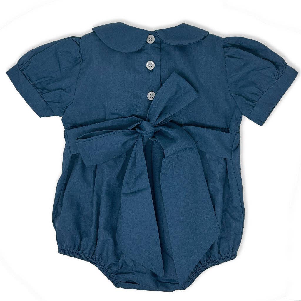 Carson Elizabeth Kids - Wholesale Bodysuit (Non-Footed) - Baby - Girls Navy Bubble1