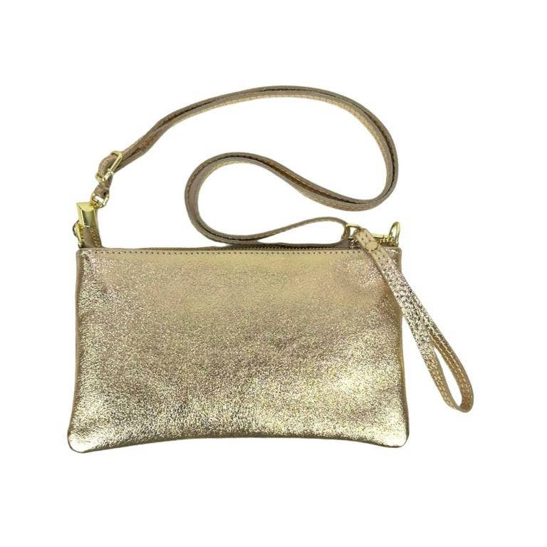 Chenson & Gorett - Wholesale Crossbody Bag - Women's - Women's Compact Leather Bag with Shiny Effect. Verano15