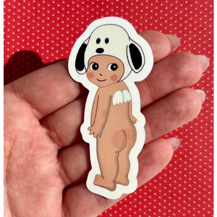 Pegatina impermeable de vinilo Snoopy Sonny Angel para venta al por mayor de Drawn by Ang