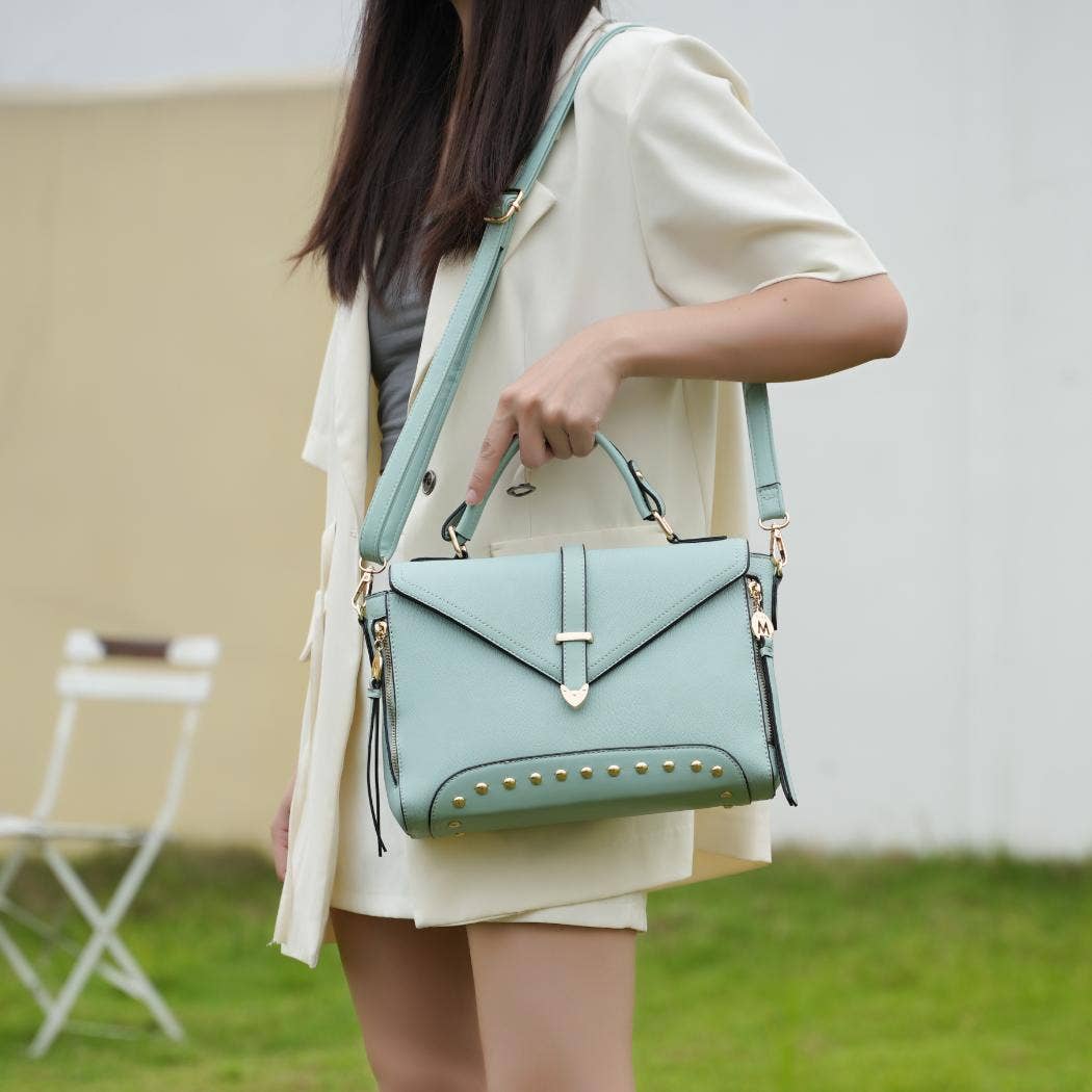 MKF Collection – Engroshandel Skuldertaske – Kvinder – Angela Satchel Håndtaske Vegansk læder Dametasker fra Mia K12