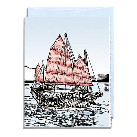 Déchéance à la voile pour la vente par Daniel Joseph Durkin Illustrations
