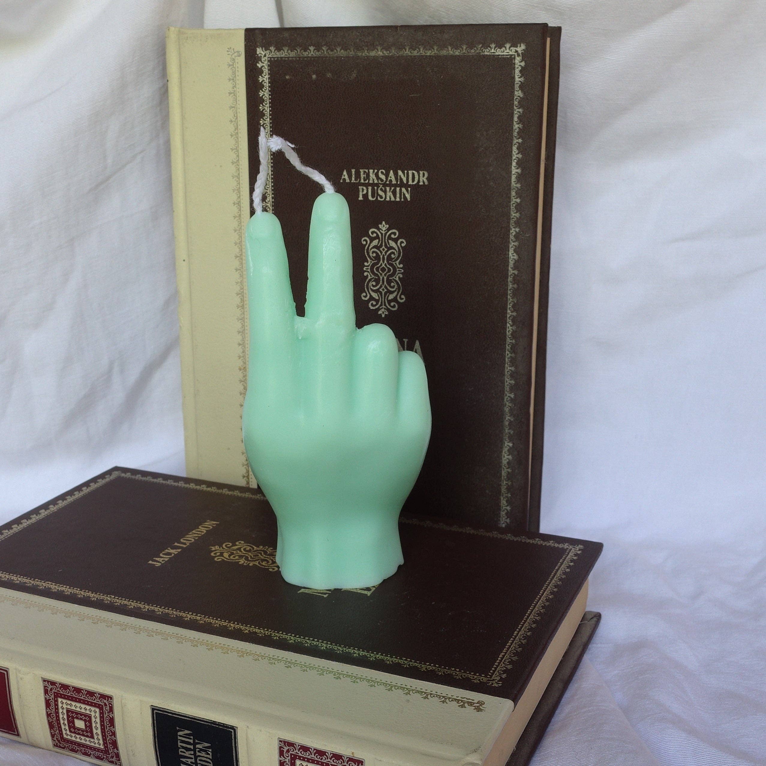 Daemon srls - Vendita all'ingrosso Candele regalo - Candela a forma di mano Ursula ~ Peace ~9