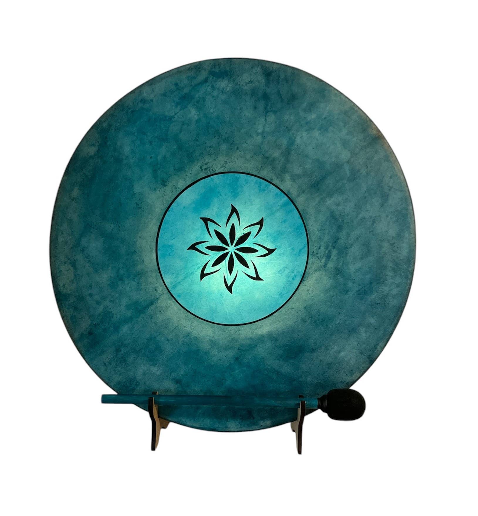 inRhythm - Wholesale Sculpture - Lotus Flower Drum w/ optional Display Stand and Carry Bag6