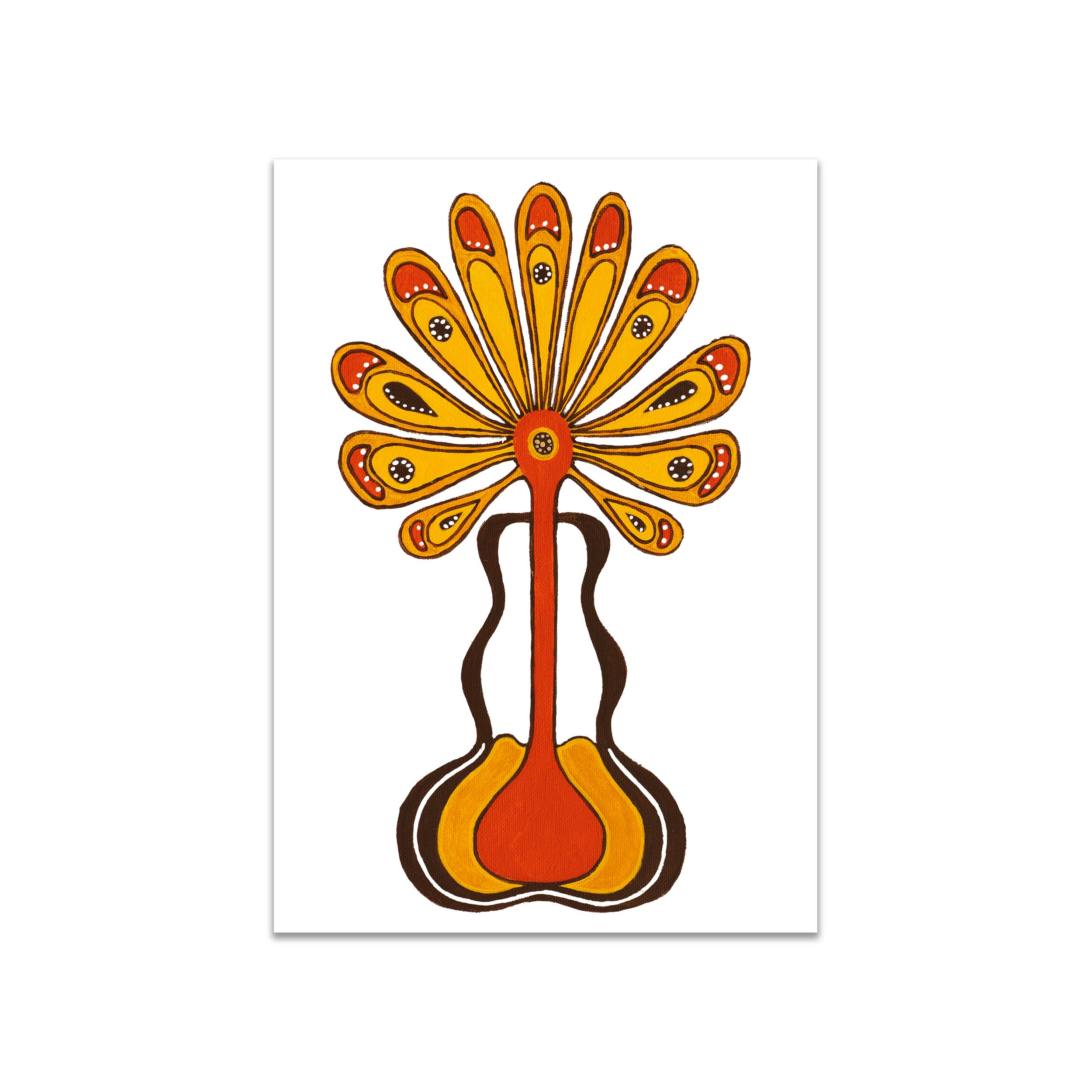 Handsel and Petal - Wholesale Everyday greeting card - Flower Glass - Three - Mini