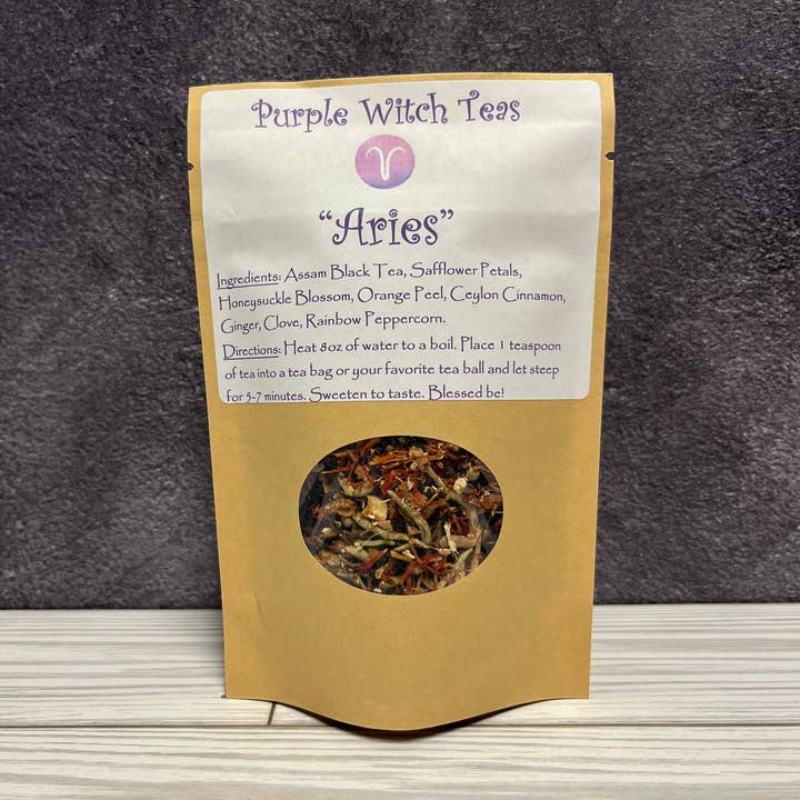 Aries - Zodiac Clove Spice Schwarztee für den Großhandel von Purple Witch Teas LLC