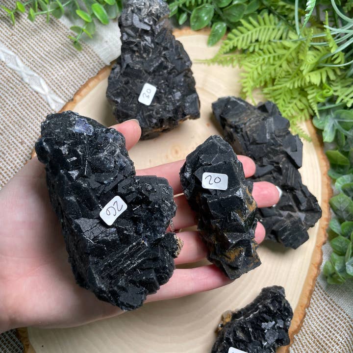 Copper Ashes - Wholesale Spiritual Stone/Crystal - Black Fluorite