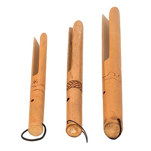 Carved Culture – wholesale Musical instrument – Boing Stick Idiophone Instrument Bamboo Buzzer 35 40 or 45cm2