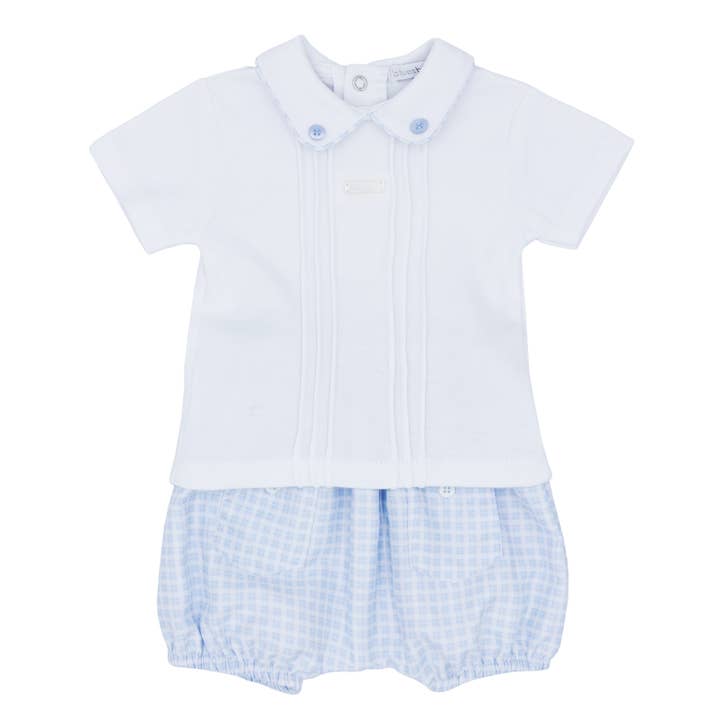Ensemble short bleu pour garçon (4) pour la vente par Blues Baby