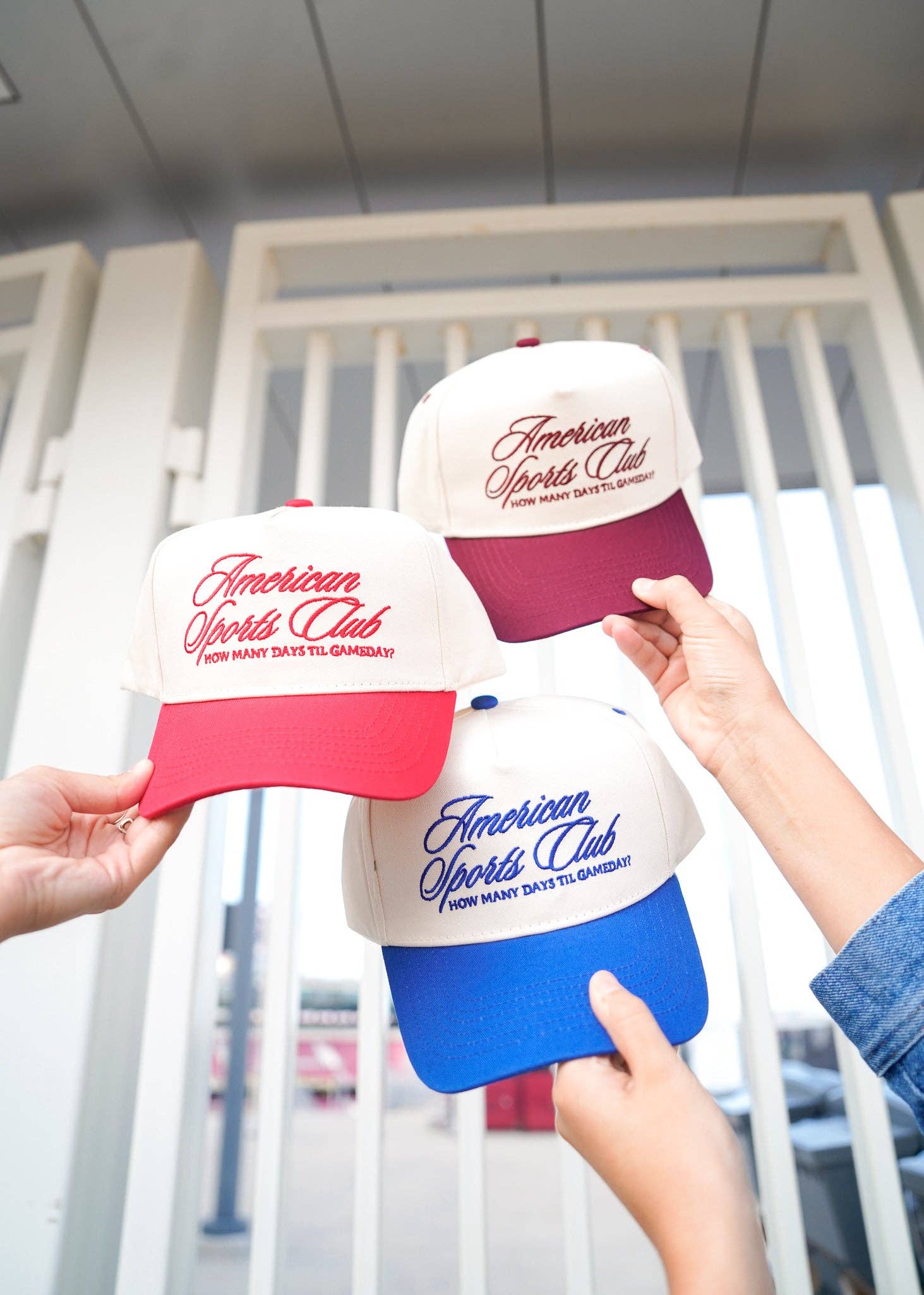 KENZKUSTOMZ - Vente Casquette de camionneur – femme - Casquette de camionneur vintage American Sports Club19