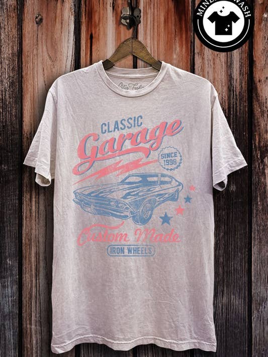 Classic Garage Graphic Top for wholesale by Lotus Fashion Collection