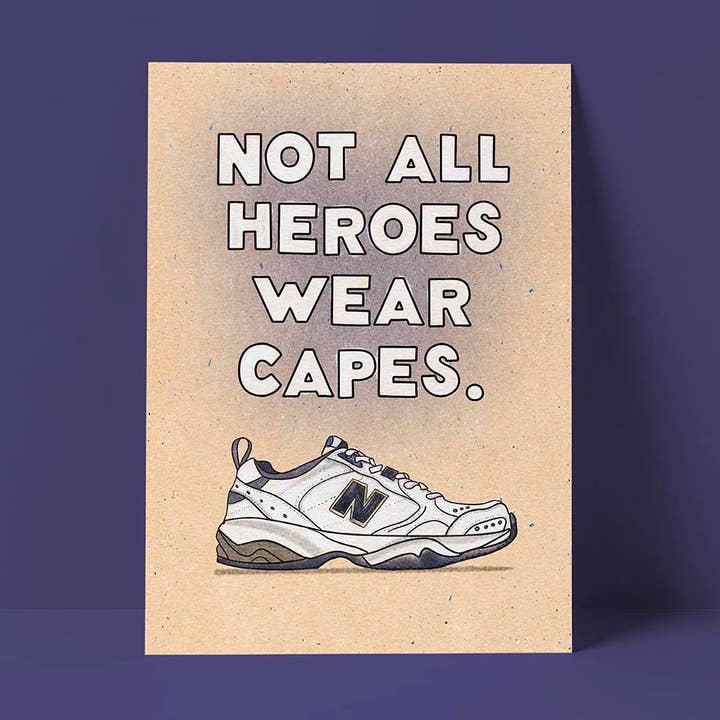 Carte Enormous White Shoes pour la vente par Pretty Good Cards