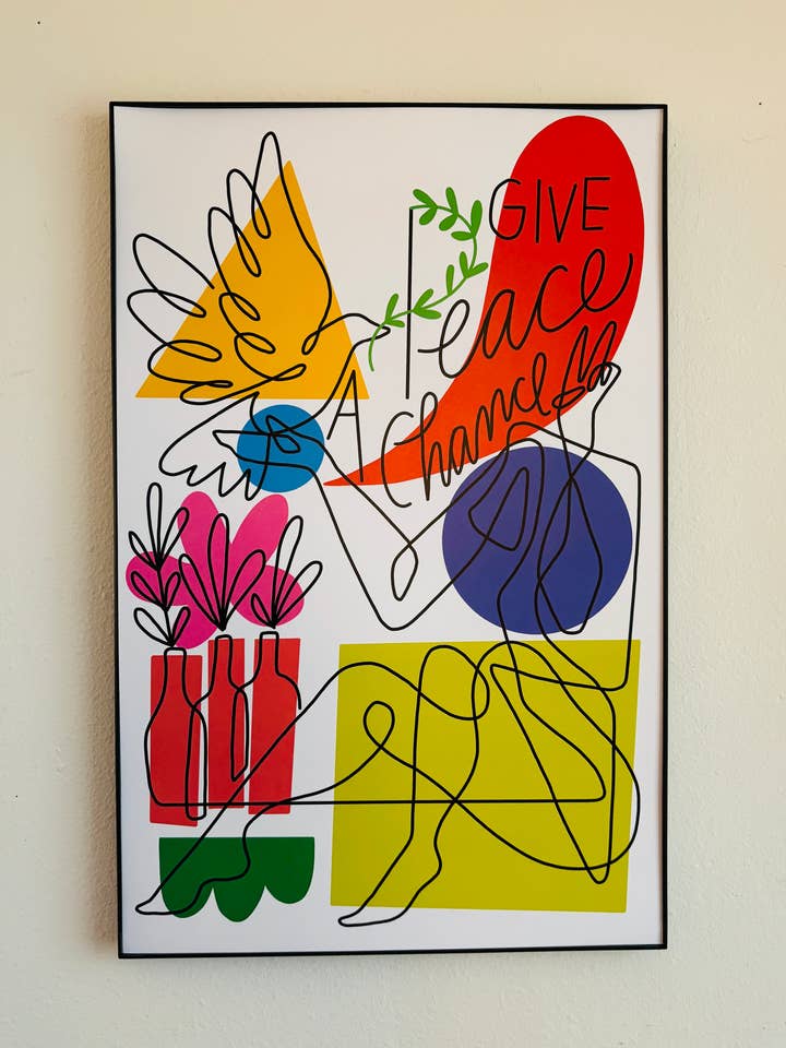 Vrede, een kans voor wholesale door Mercedes Tabish Illustration