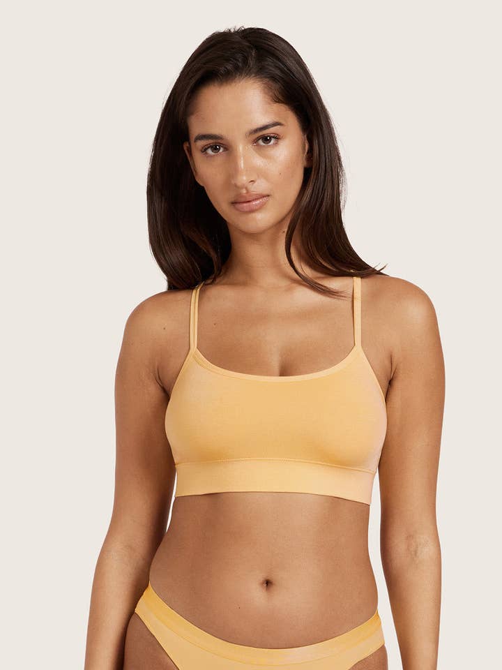 LYOLYTE Racerback Bralette - Mango for wholesale by BOODY UK LTD