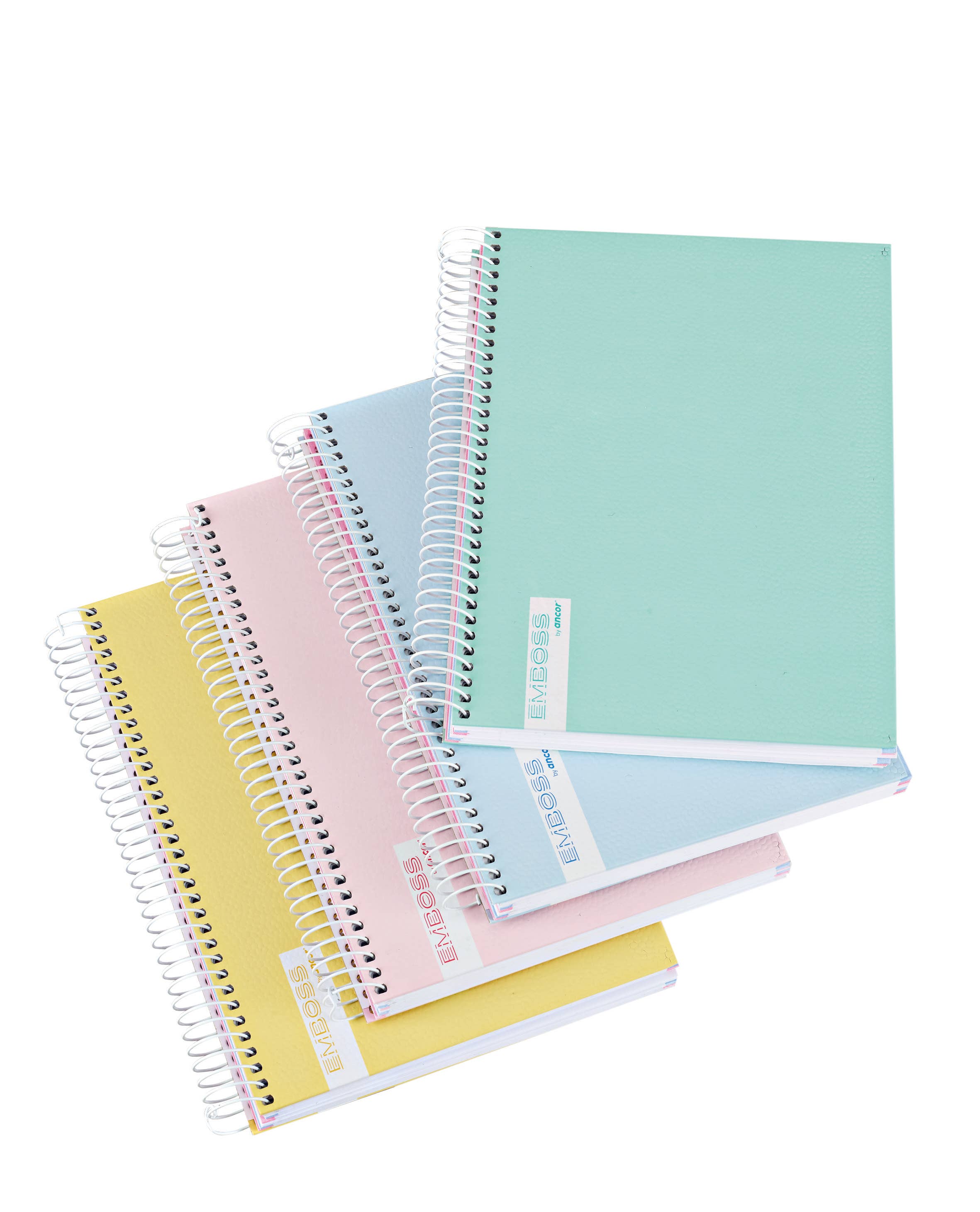 Ancor - Wholesale Notebook - Spiral Hardcover A5 Notebook 120sh/70g Lined Emboss0