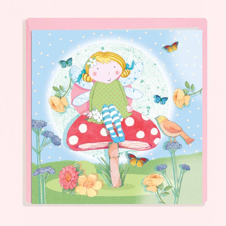 Foxglove Fairies Range Lot de 6 cartes de vœux Fairy Dawn pour la vente par Siobhan at april rose