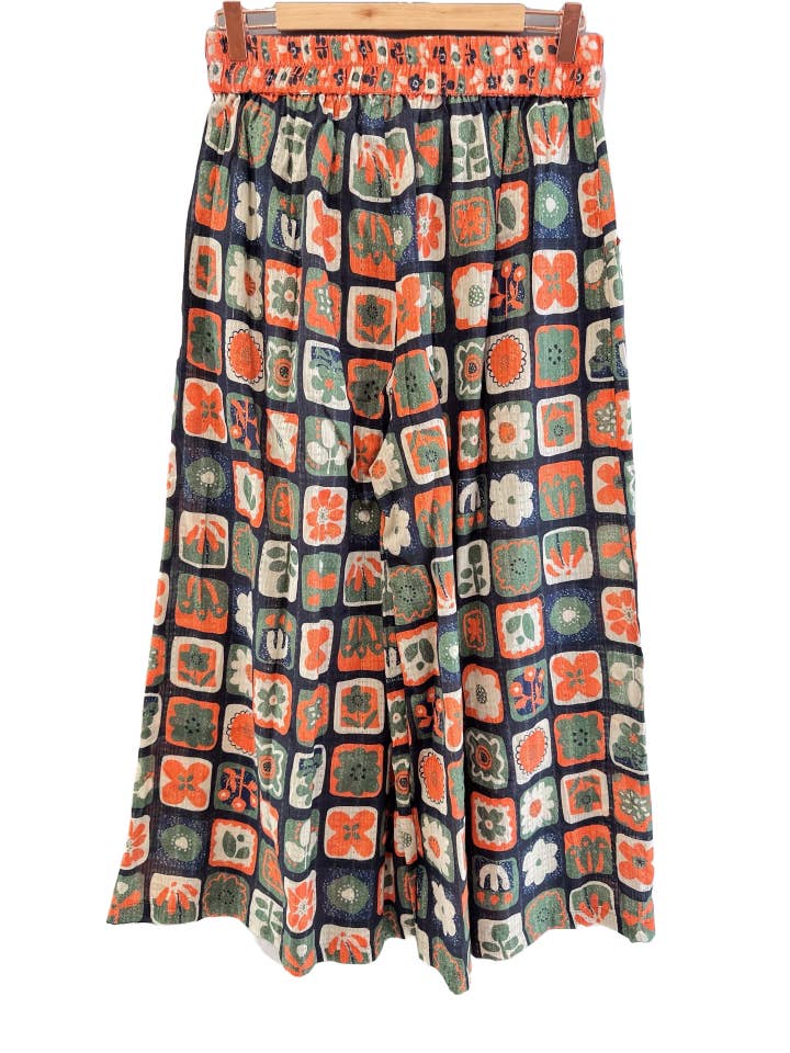 Orice - Wholesale Pants - Women's - Straight pants with dobby cotton pocket - Orice1