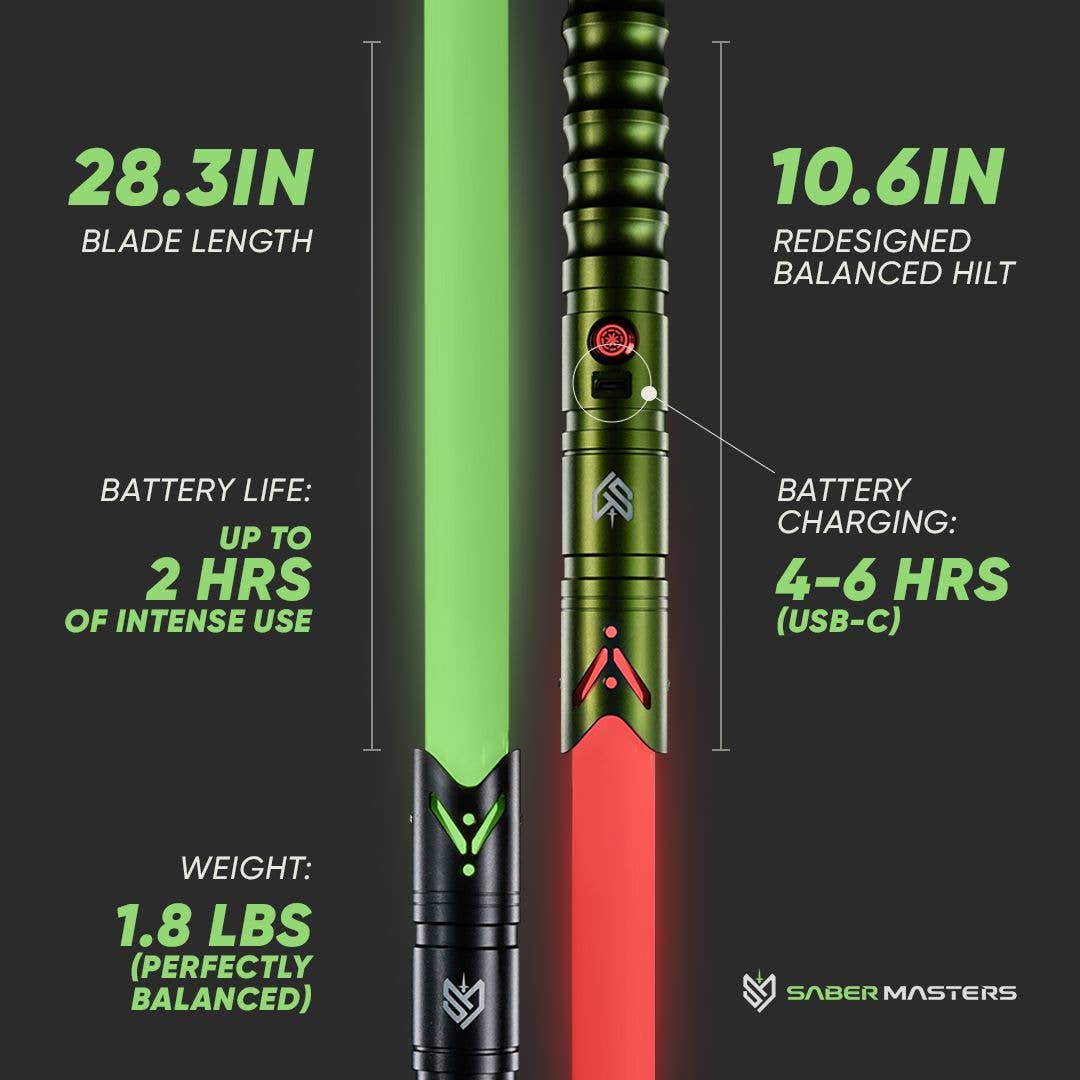 SaberMasters - Wholesale Toy Wand - Kids - The Ultimate Lightsaber 3.0 - "Victory" (Single Lightsaber Option)3