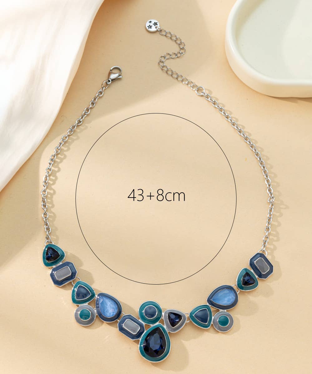 Blossom bijoux – Großhandel Kette mit Anhänger/Charm – 22AHCC008 Halskette aus Edelstahl1