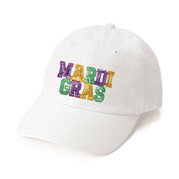 Cappello da Baseball con Paillettes Mardi Gras - Accessori per Bambini per la vendita all'ingrosso da parte di Sweet Wink
