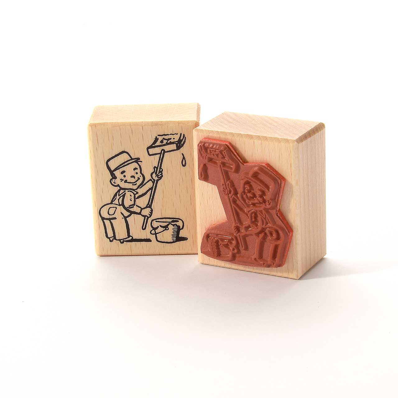 Heindesign - Wholesale Rubber/Decorative Stamp - Stamp: Painter man0