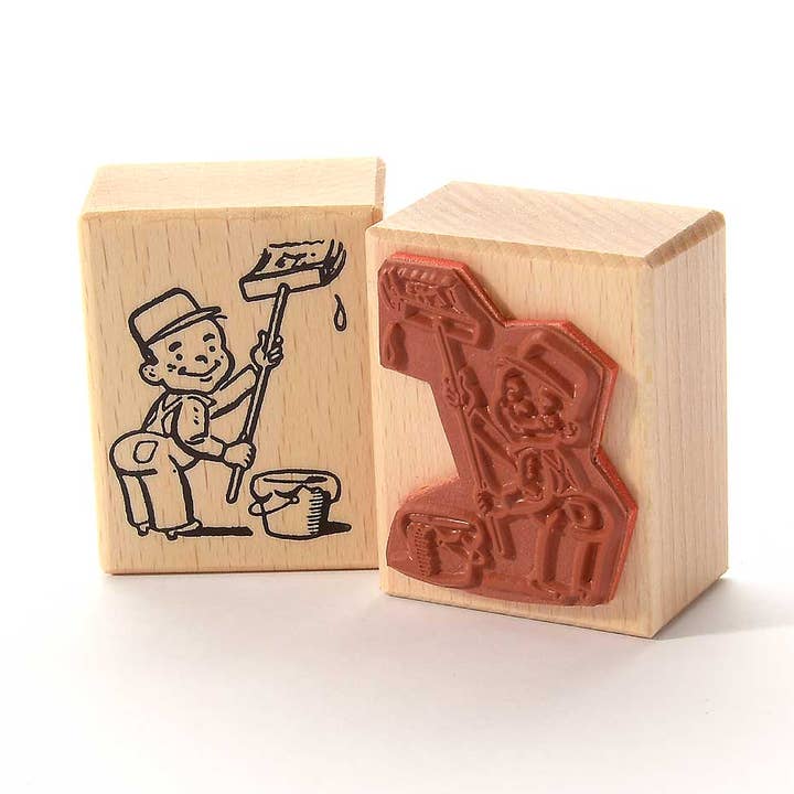 Heindesign – Großhandel Gummi-/Dekostempel – Motivstempel Titel: Anstreicher0