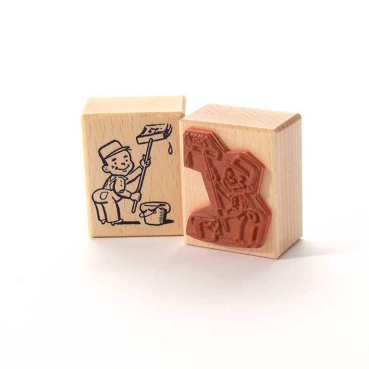 Stamp: Painter man for wholesale by Heindesign