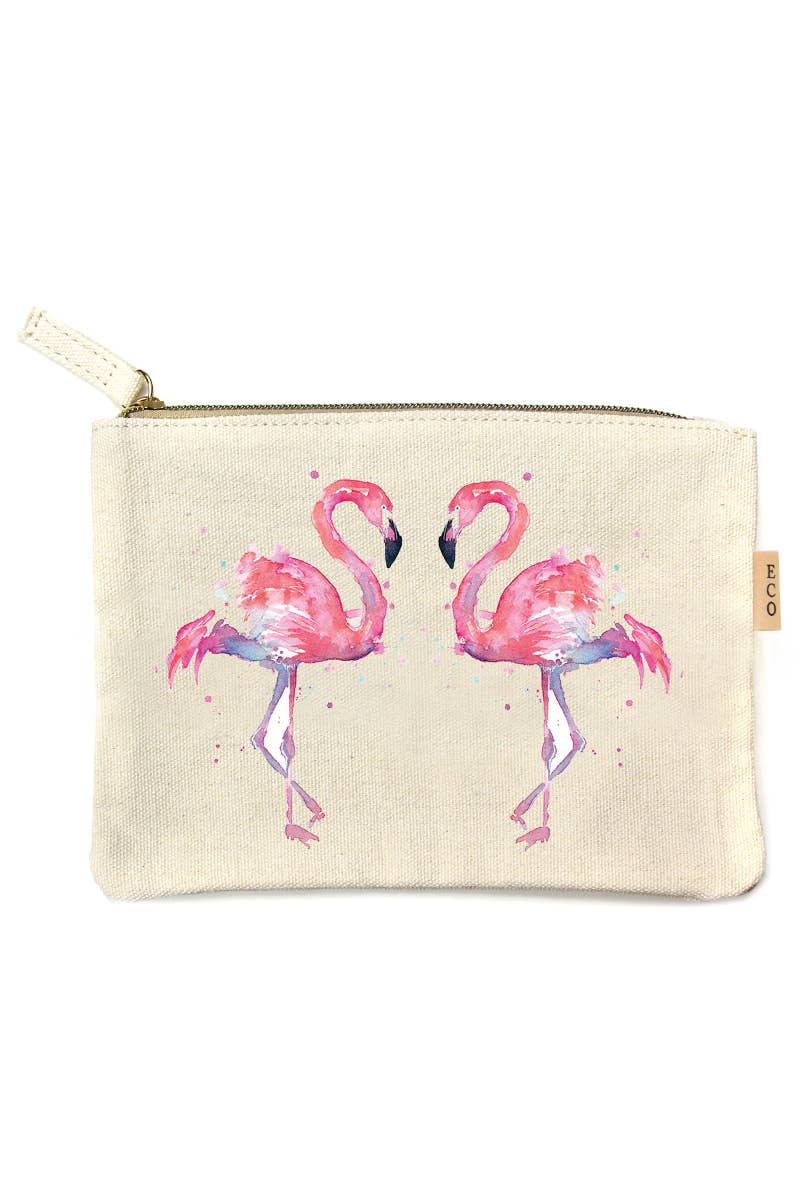 Fashion City - Vente Pochette – femme - Trousse Écologique en Coton Canvas avec Motifs Variés4