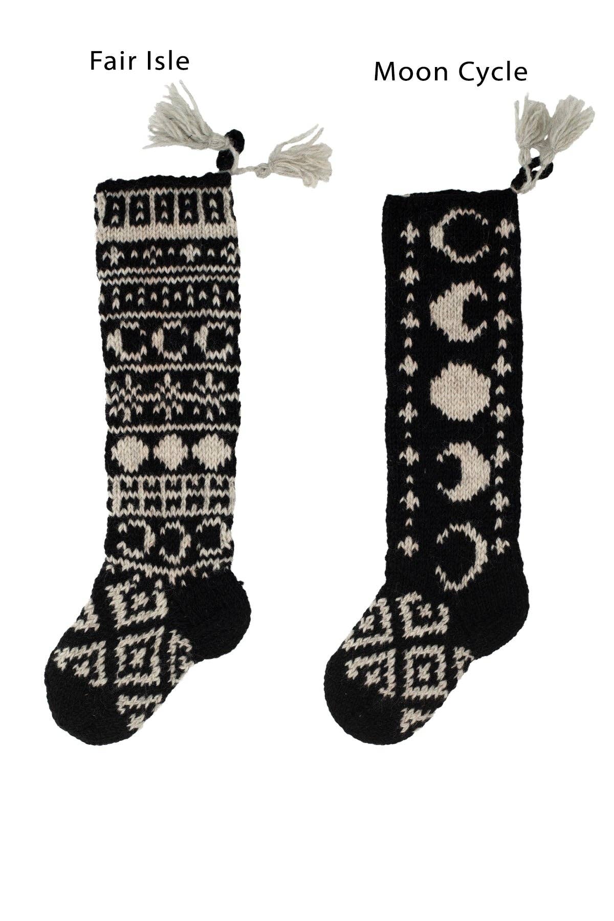 Lakhays Collection Inc. - Wholesale Holiday Stocking - Celestial Hand Knit Stockings4